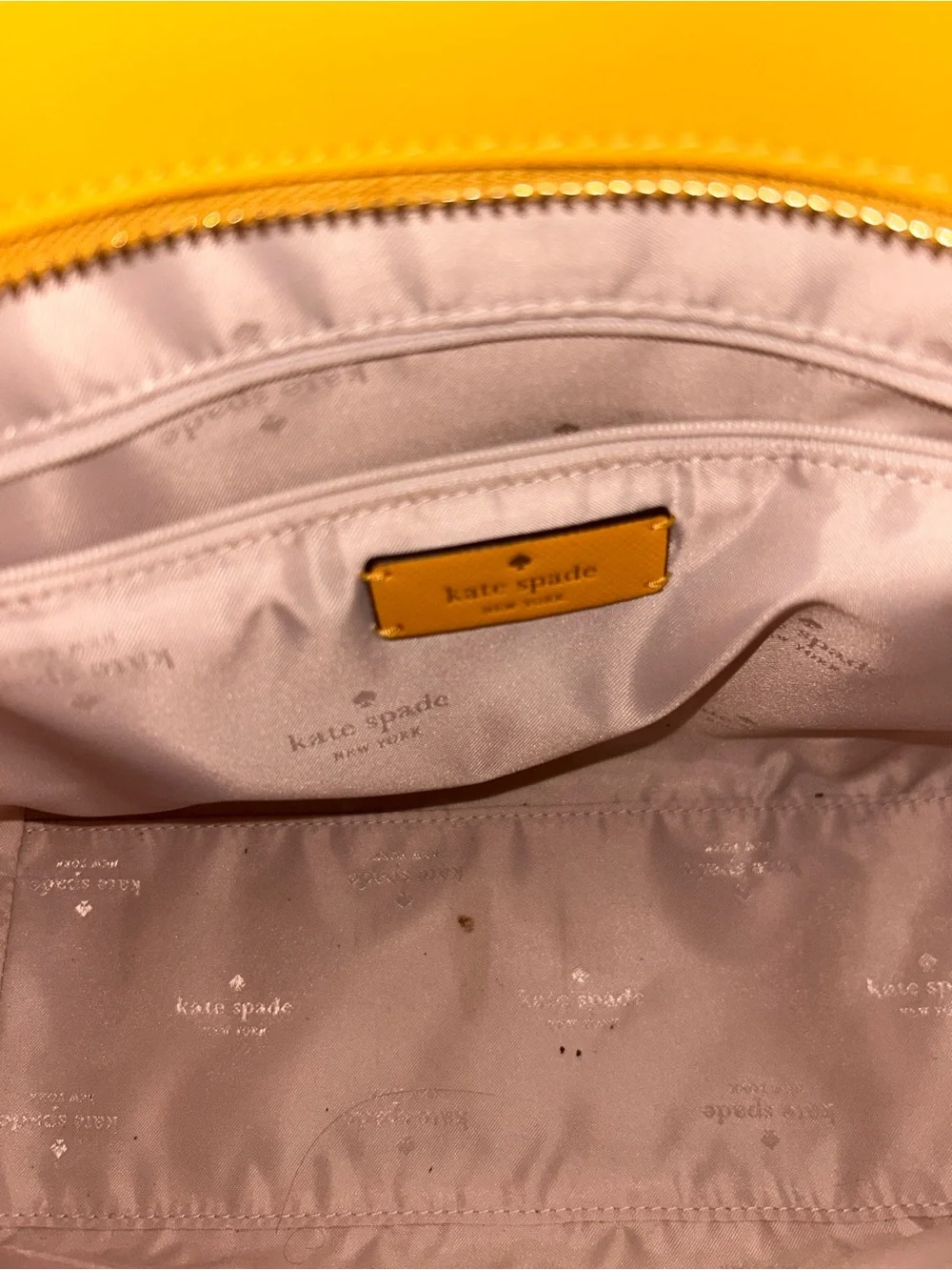 kate spade saffron yellow leather tote - Picture 5 of 5